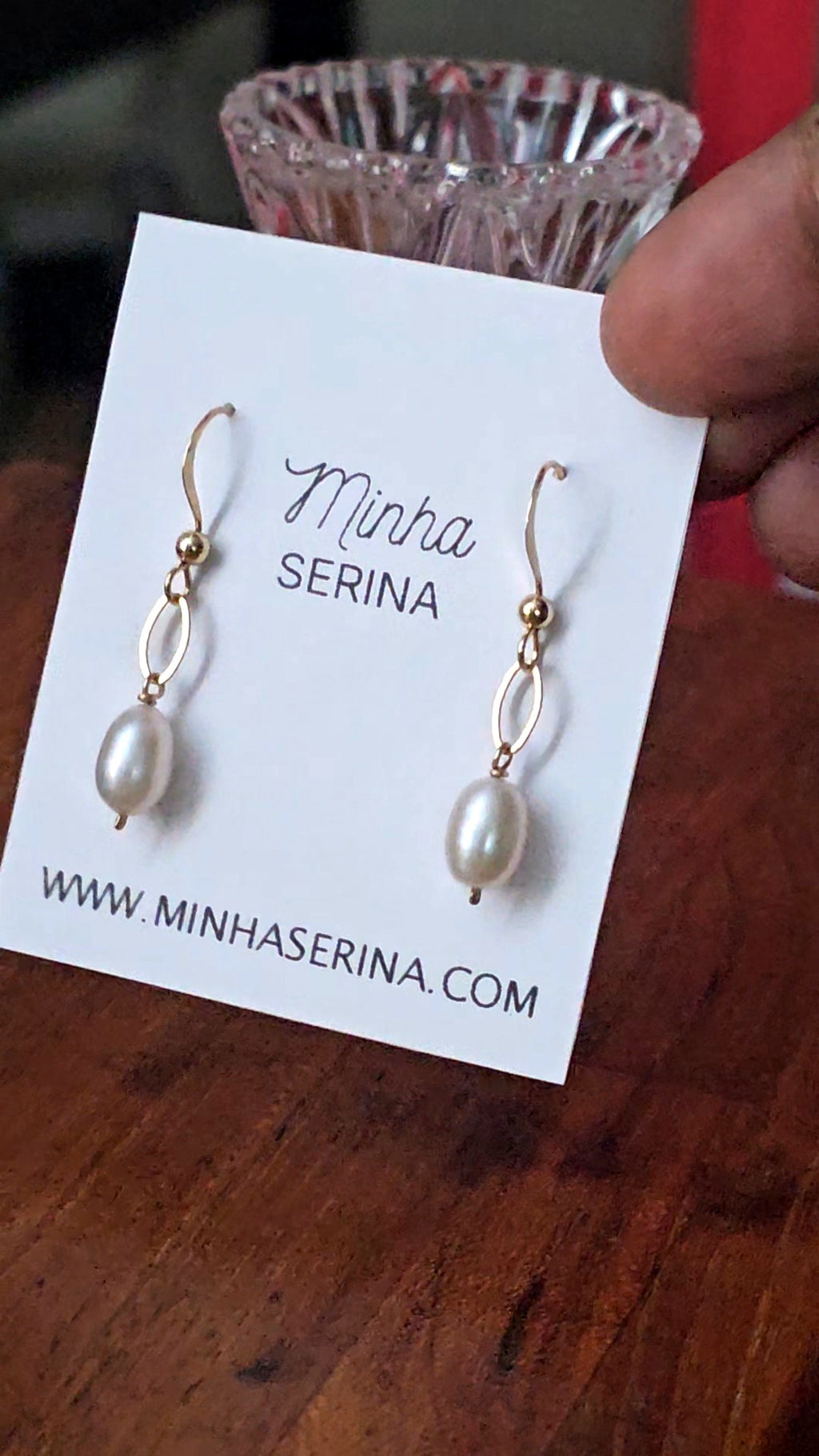 Boucles d'oreilles mailles ovales Capoeira