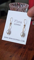 Boucles d'oreilles mailles ovales Capoeira