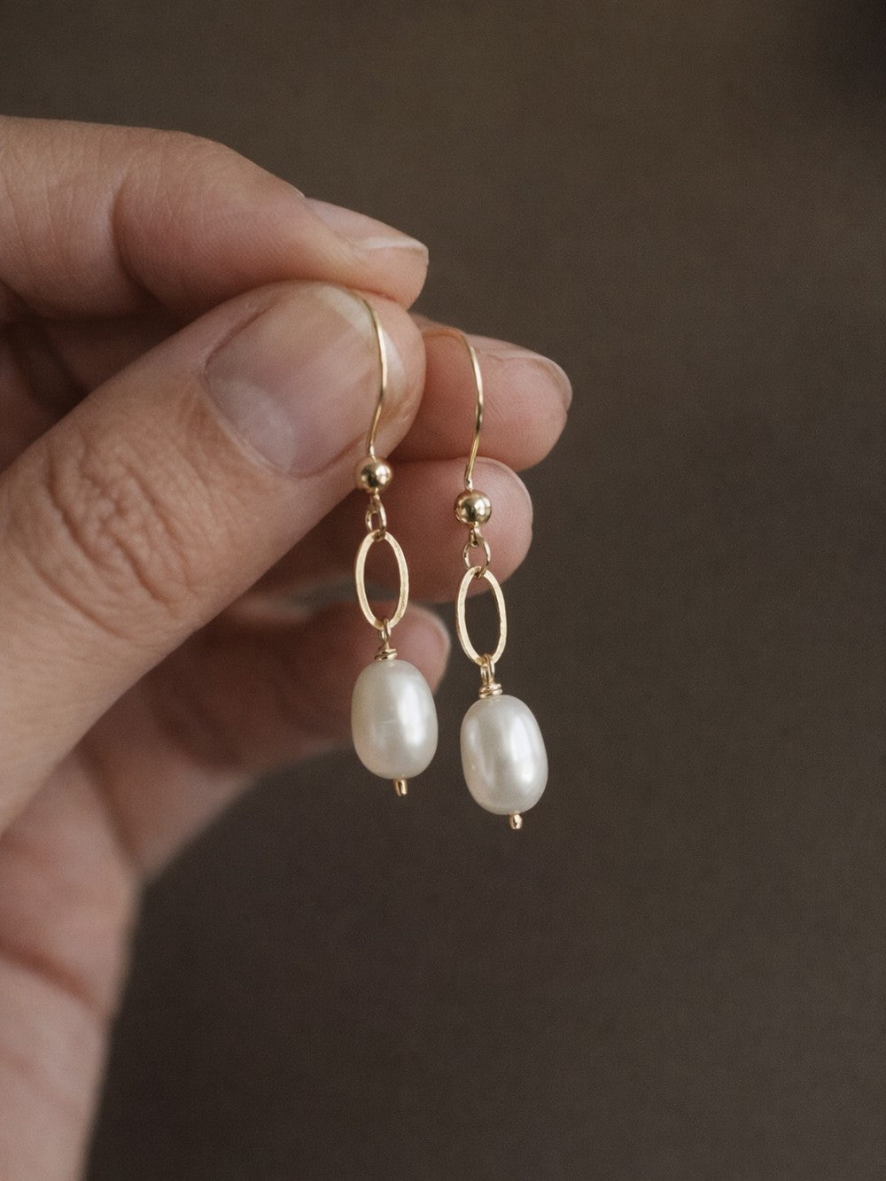 Boucles d'oreilles mailles ovales Capoeira