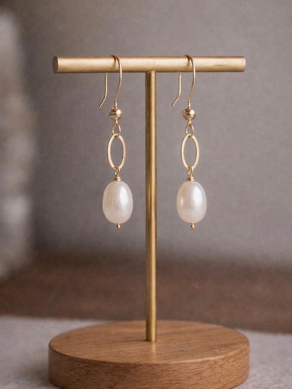 Boucles d'oreilles mailles ovales Capoeira