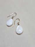 Boucles d'oreilles gouttes de nacre Emmanuella