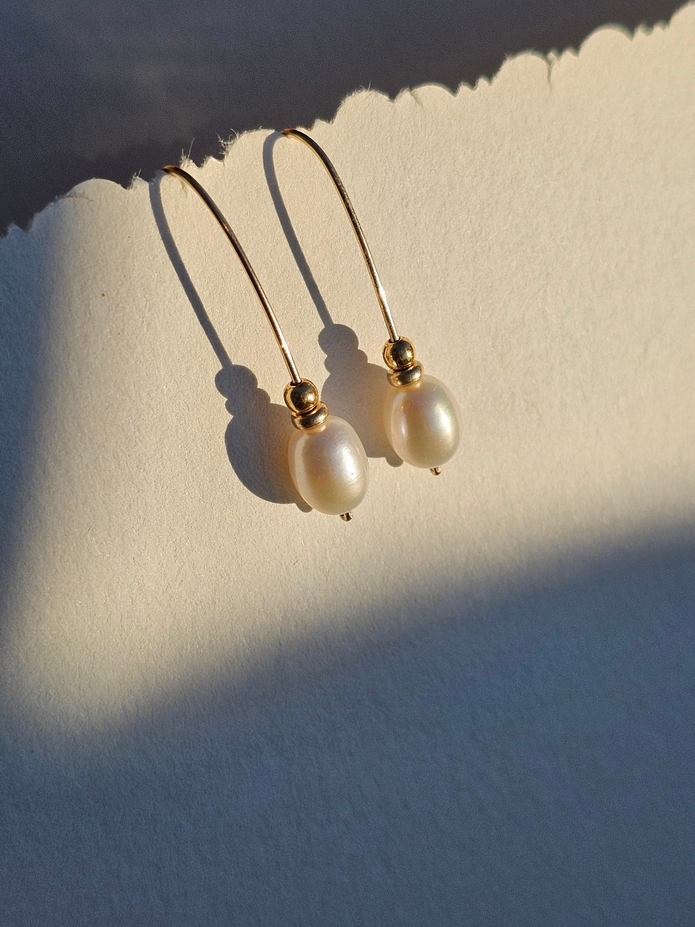 Longs crochets d'oreilles Olivia
