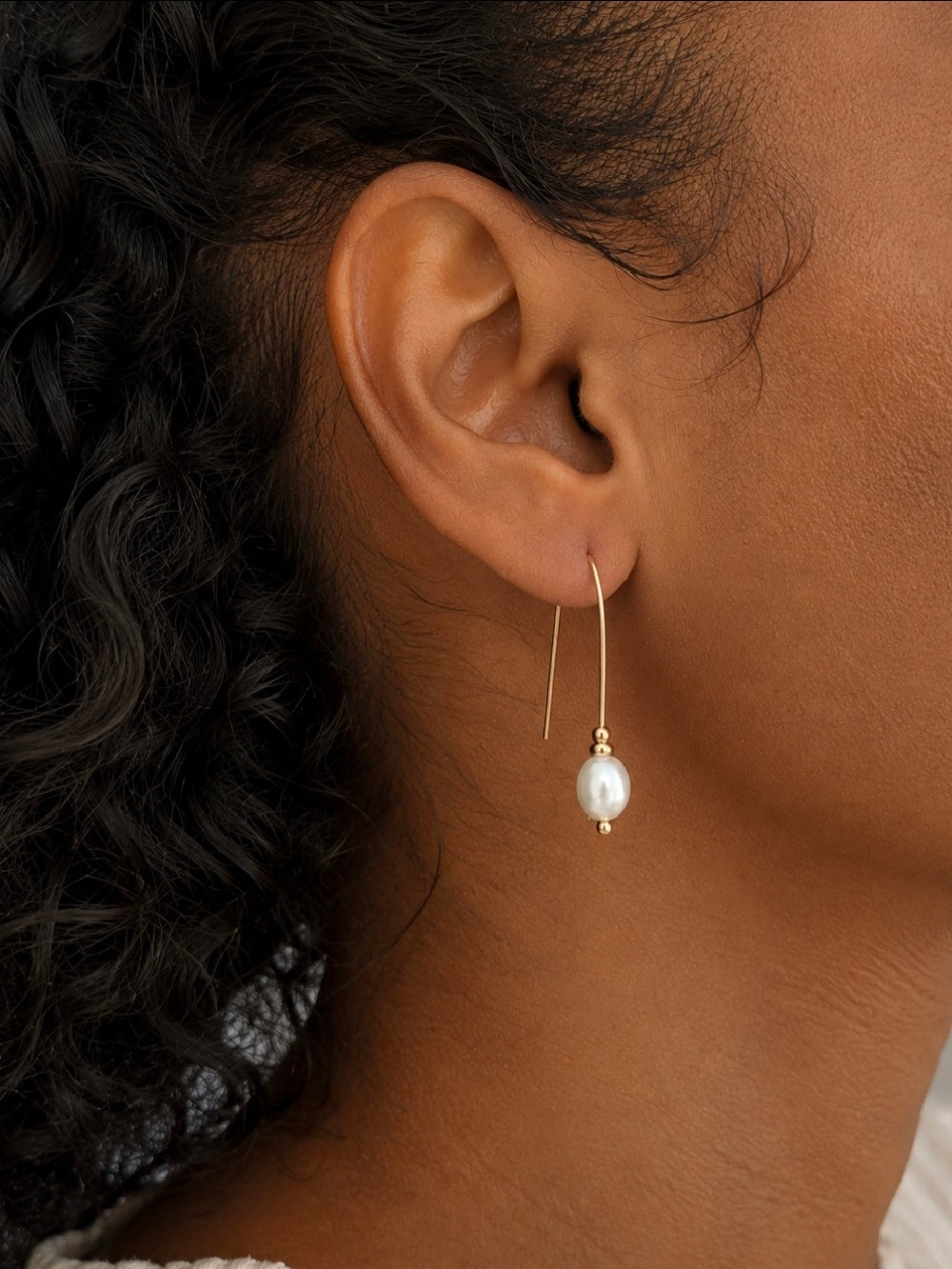 Longs crochets d'oreilles Olivia