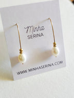 Longs crochets d'oreilles Olivia