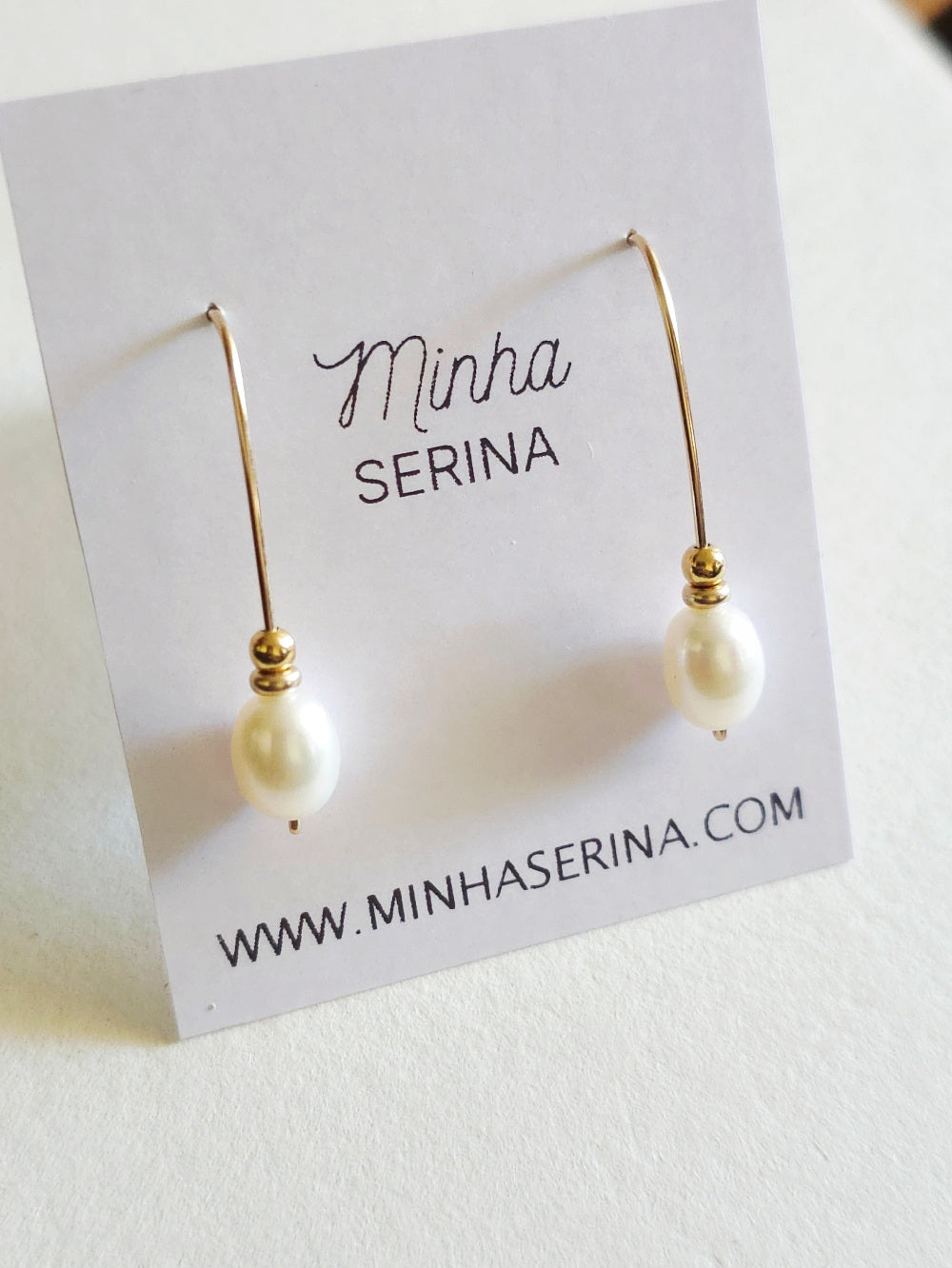 Longs crochets d'oreilles Olivia