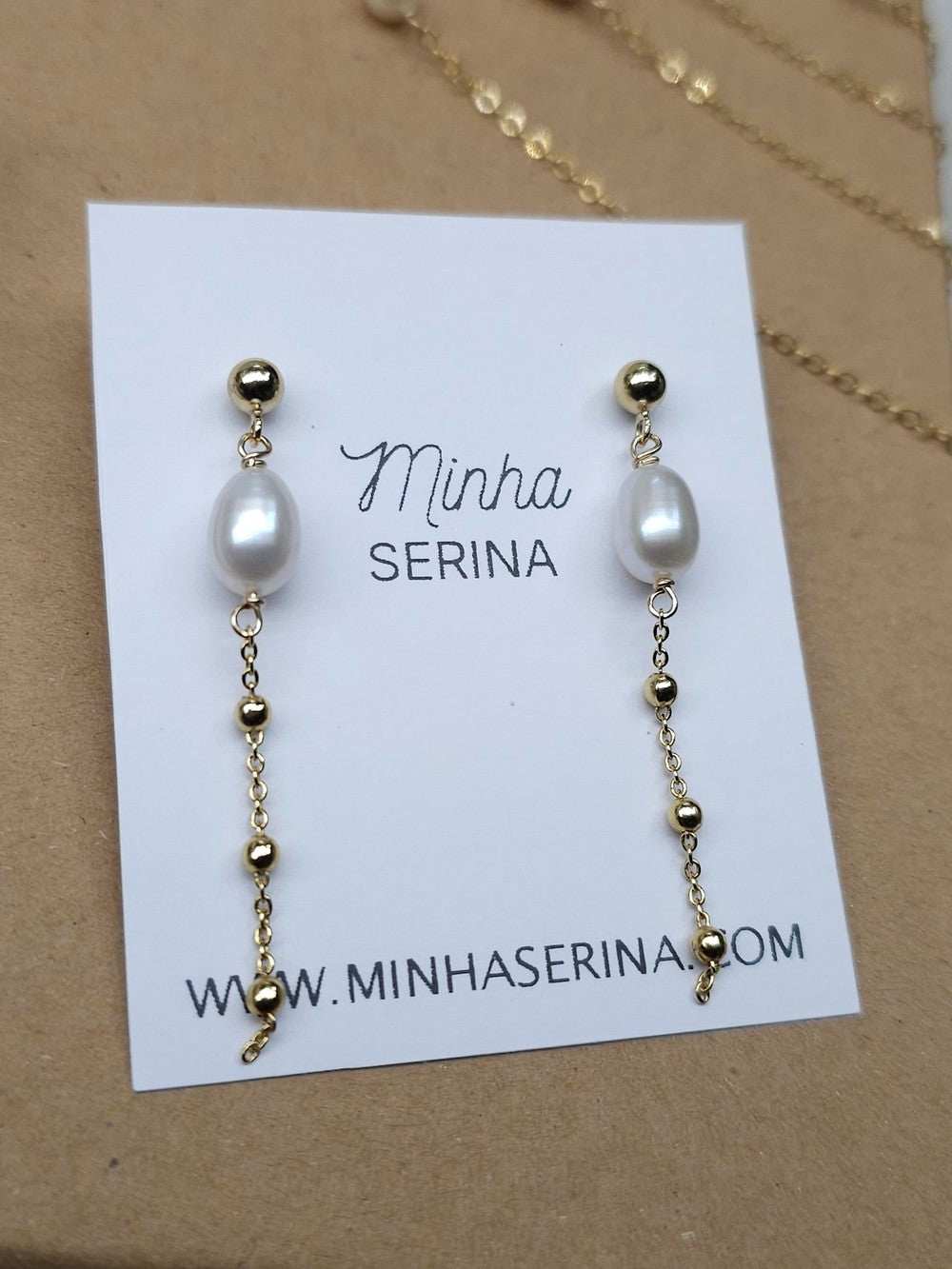 Boucles d’oreilles pendantes Evangelina