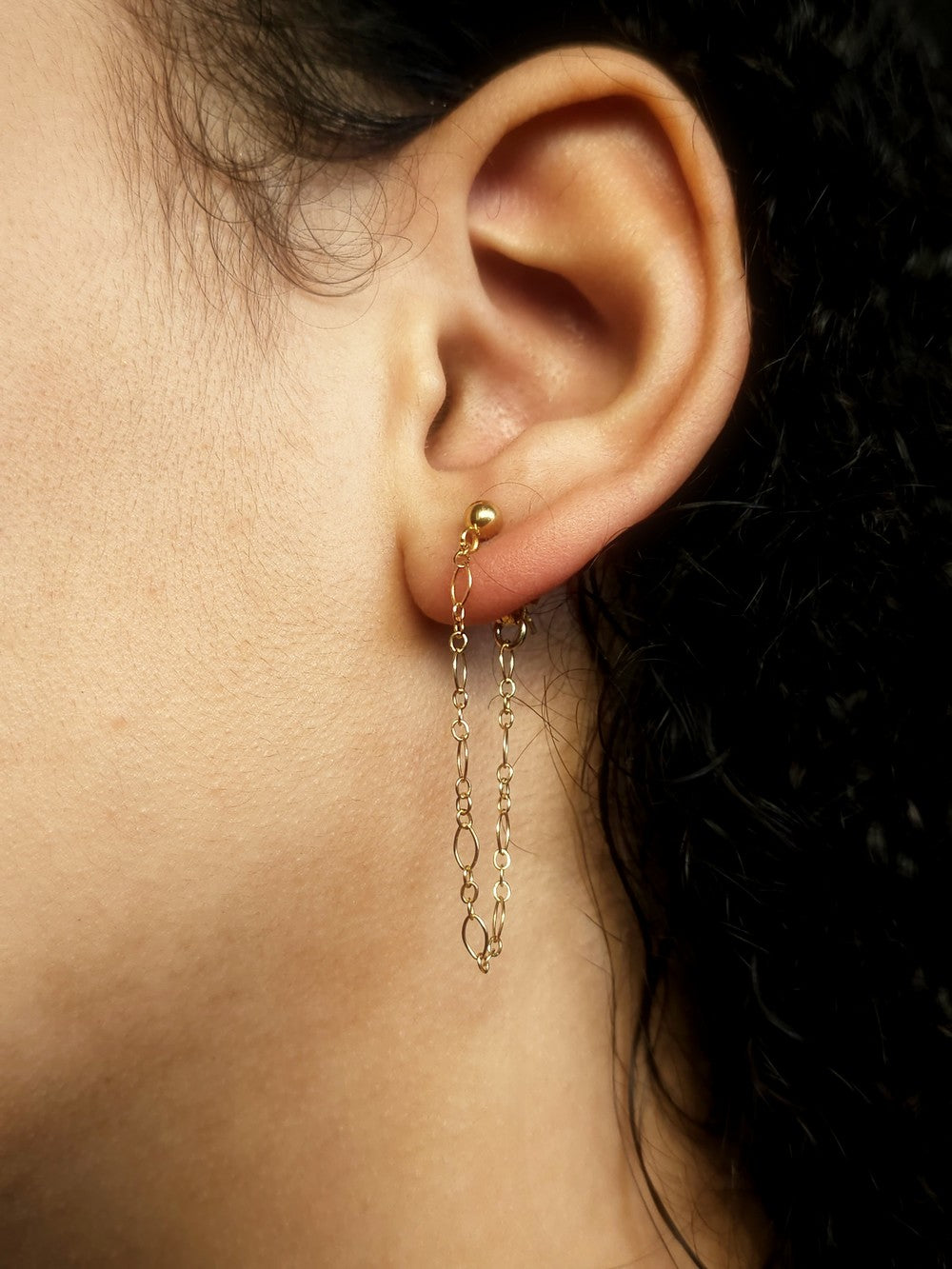 Boucles d’oreilles chaîne Priya