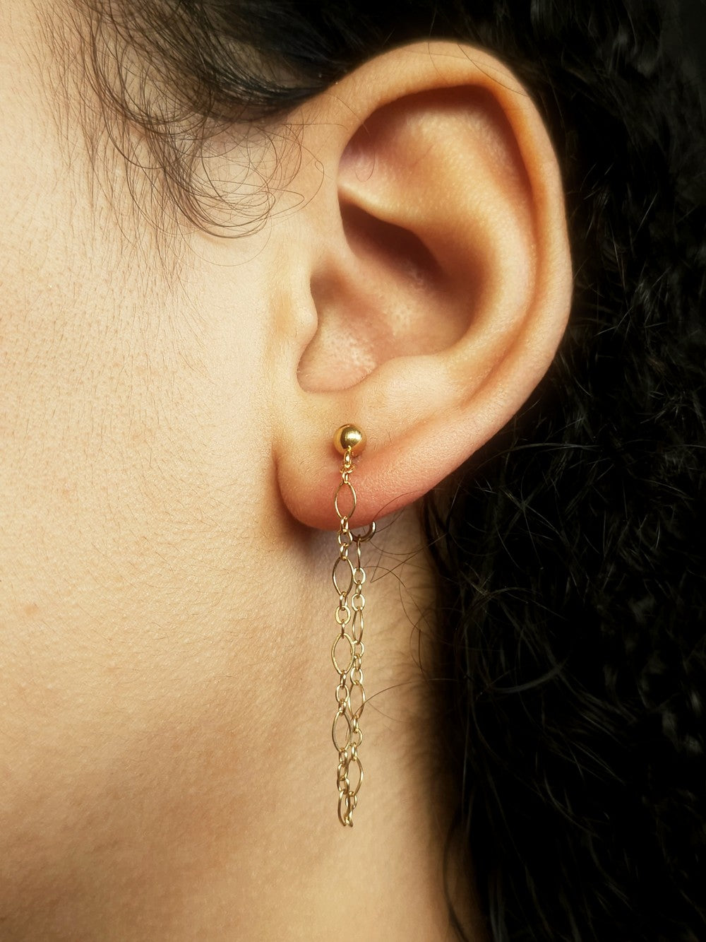 Boucles d’oreilles chaîne Priya