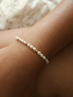 bracelet perles grains de riz gold filled Bruna