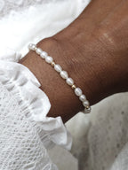 bracelet perles grains de riz gold filled Bruna
