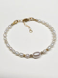 bracelet perles grains de riz Talina