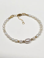 bracelet perles grains de riz Talina