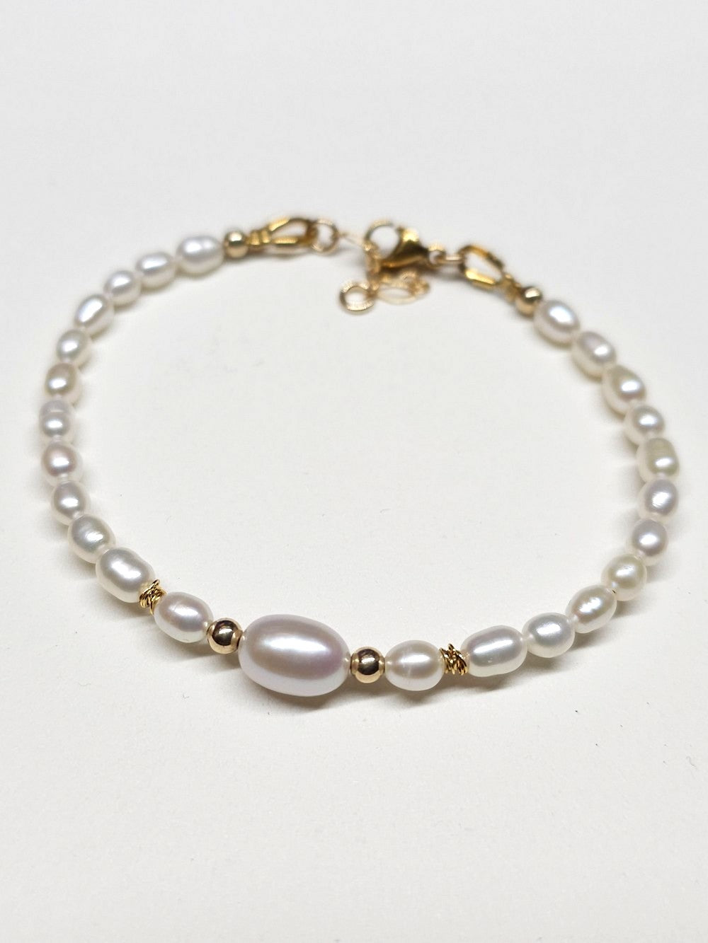 bracelet perles grains de riz Talina