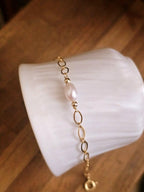 Bracelet perle d'eau mailles ovales Capoeira