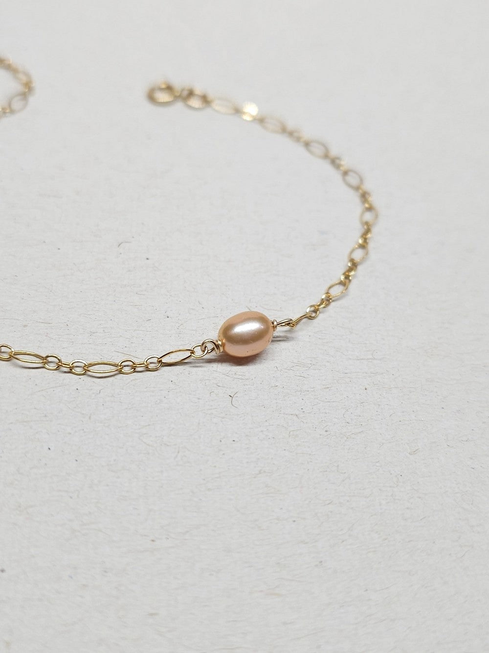 Bracelet perle de culture rose Célia