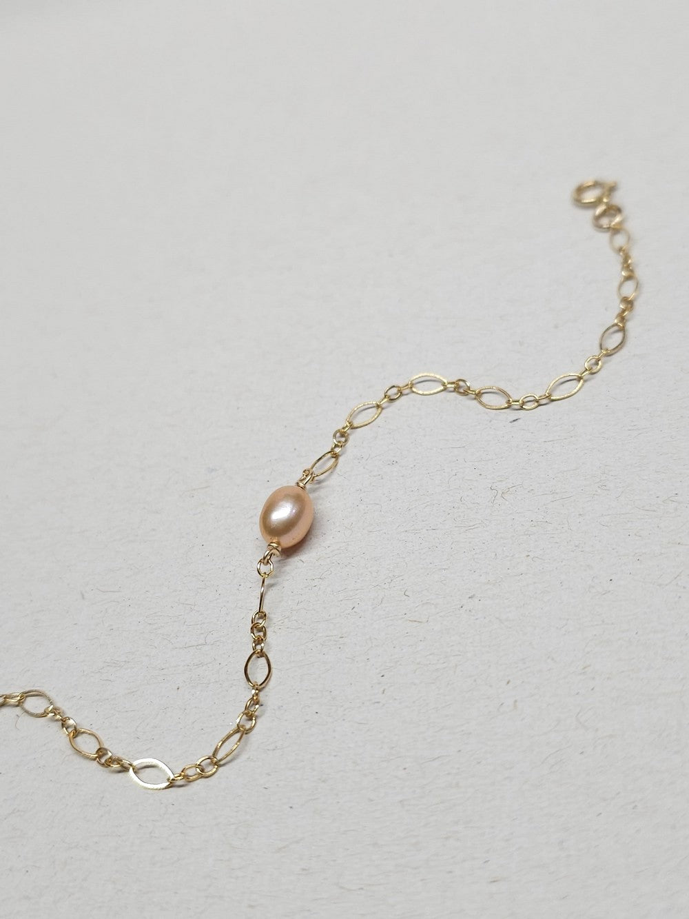 Bracelet perle de culture rose Célia