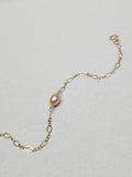 Bracelet perle de culture rose Célia