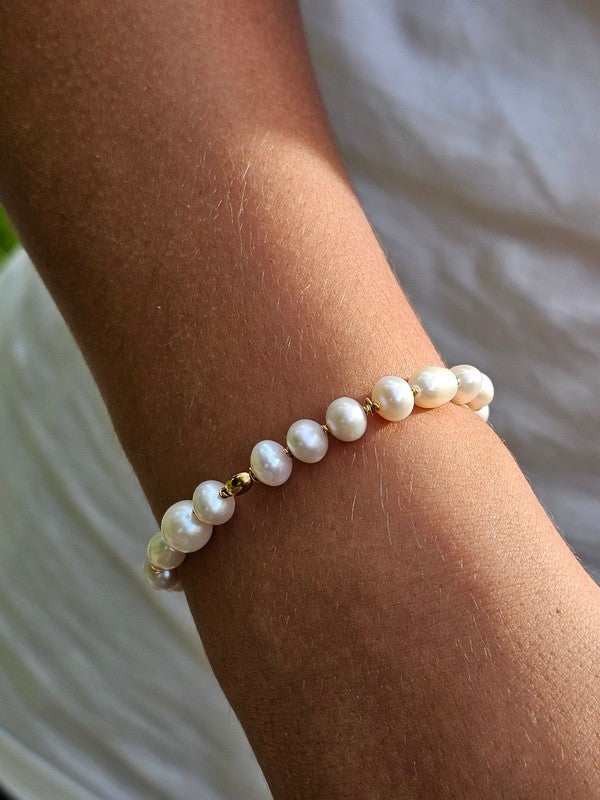 Bracelet parsemé perles de culture d'eau douce Arletta