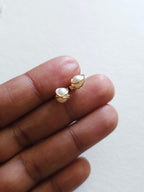 Clous puces d'oreilles perles Enola