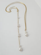 Collier de dos en perles de culture Marco