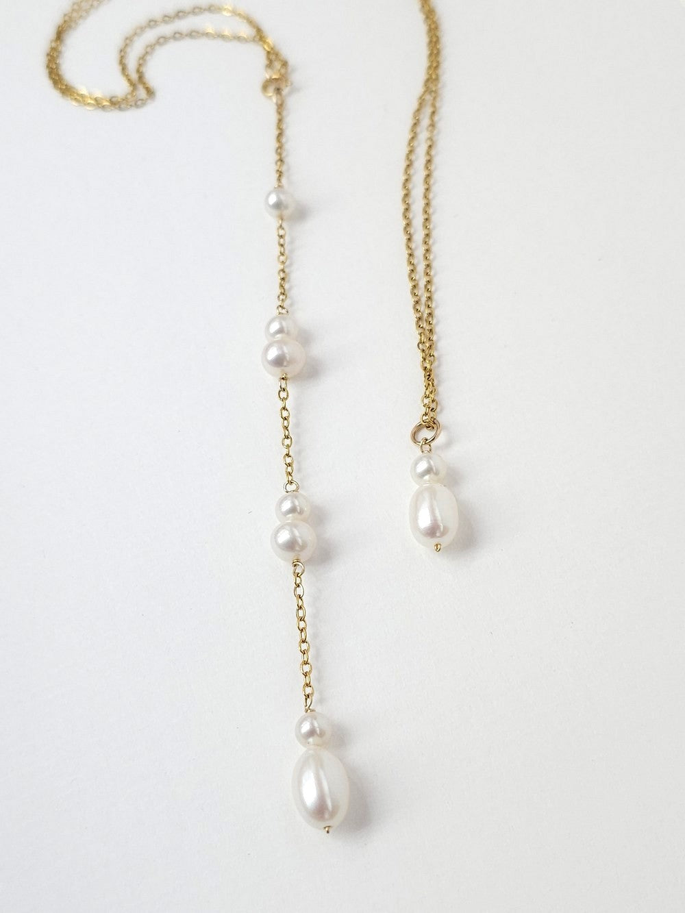 Collier de dos en perles de culture Marco