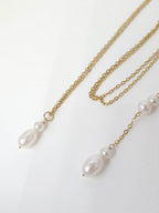 Collier de dos en perles de culture Marco