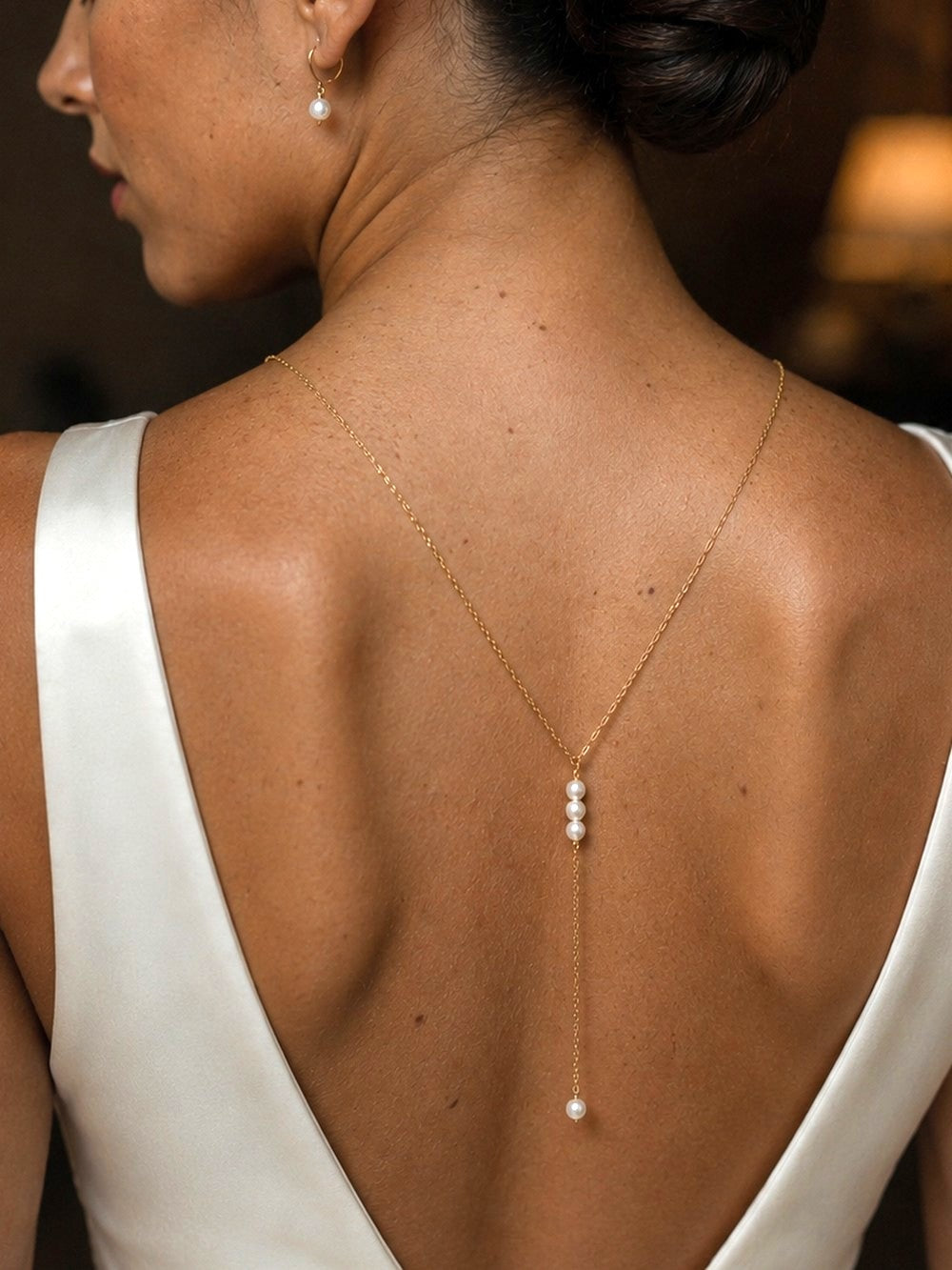 Collier de dos or lamine gold filled Meiya