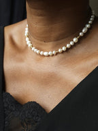 Collier parsemé perles de culture d'eau douce Arletta