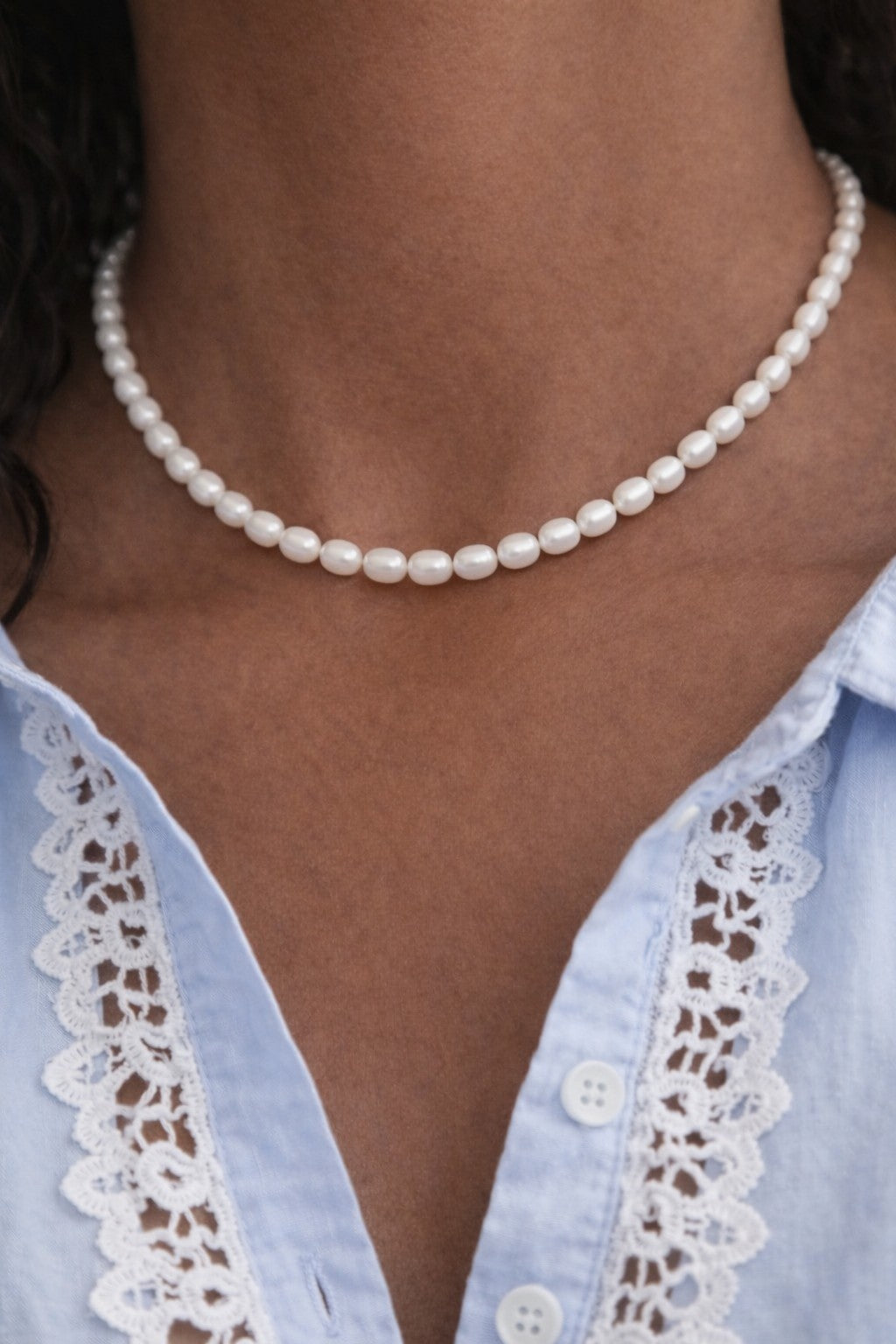 Parure perlée Carmen, collier et bracelet