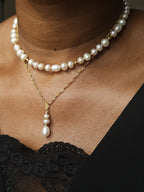 Collier pendentif goutte totem Manille