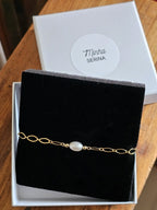 Boucles d'oreilles mailles ovales Capoeira